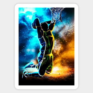 Soul of the basketball icon Sticker